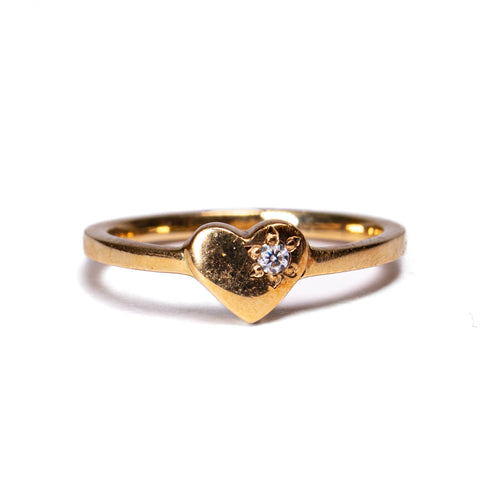 Anillo Corazón en Oro Amarillo - J24K