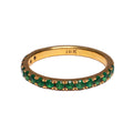 Anillo Esmeraldas en Oro Amarillo - Modelo 1 - J24K