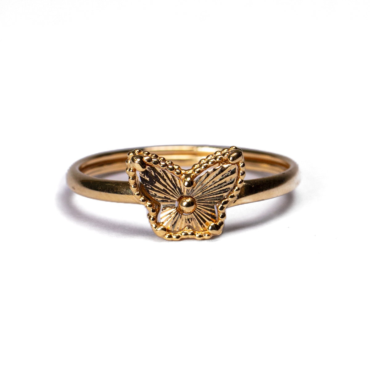Anillo Mariposa en Oro Amarillo - J24K