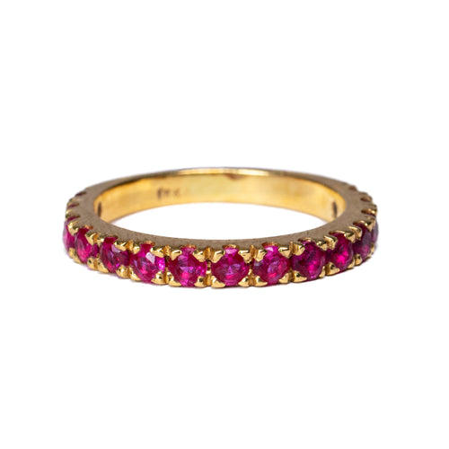 Anillo Rubíes en Oro Amarillo - Modelo 1 - J24K