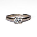 Anillo Solitario en Oro Blanco - Modelo 4 - J24K