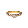 Anillo Torcido en Oro Amarillo - J24K