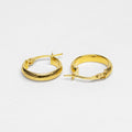 Aretes Diamantada en Oro Amarillo - Modelo 1 - J24K