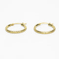 Aretes Diamantada en Oro Amarillo - Modelo 2 - J24K