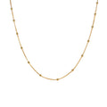 Collar Bolitas en Oro Amarillo - J24K