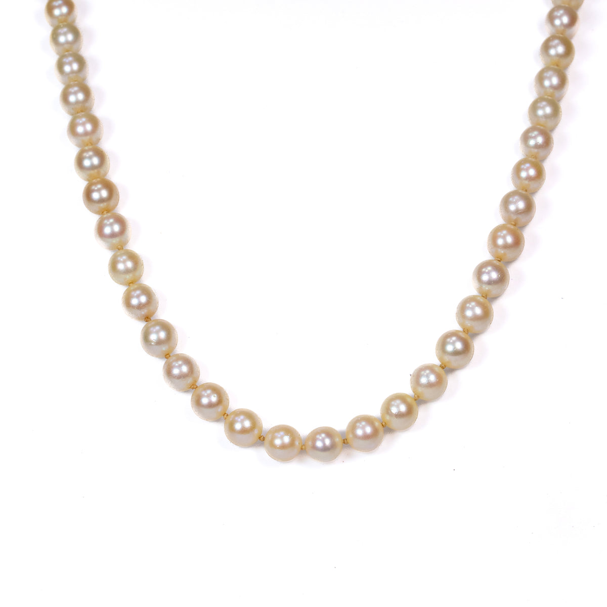 Collar de Perlas en Oro Amarillo - Modelo 1 - J24K