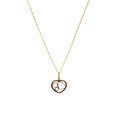 Collar Corazón Calado en Oro Amarillo - J24K