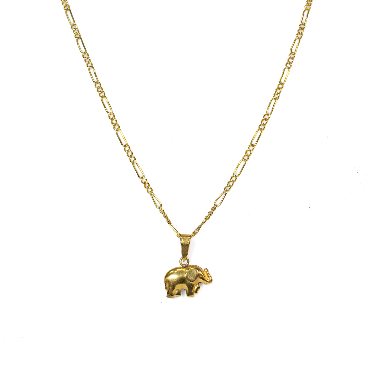 Collar Elefante en Oro Amarillo - J24K