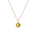 Collar Medalla en Oro Amarillo - J24K
