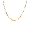 Collar Paperclip en Oro Amarillo - J24K