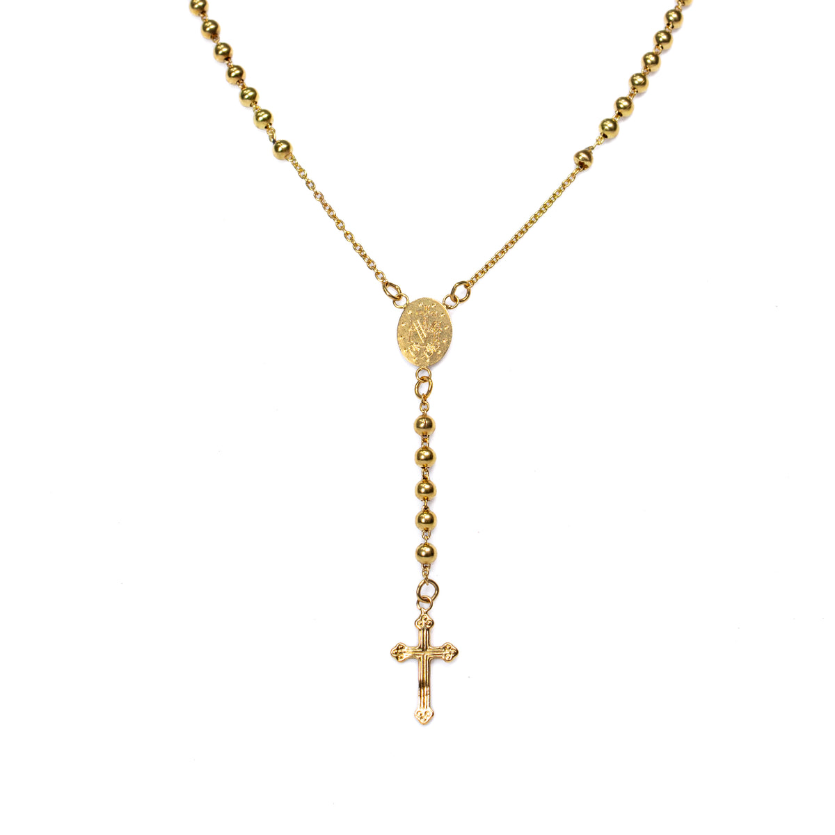 Collar Rosario en Oro Amarillo - J24K