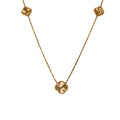 Collar Tréboles Dorados en Oro Amarillo - J24K