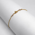 Pulsera Coronita en Oro Amarillo - J24K