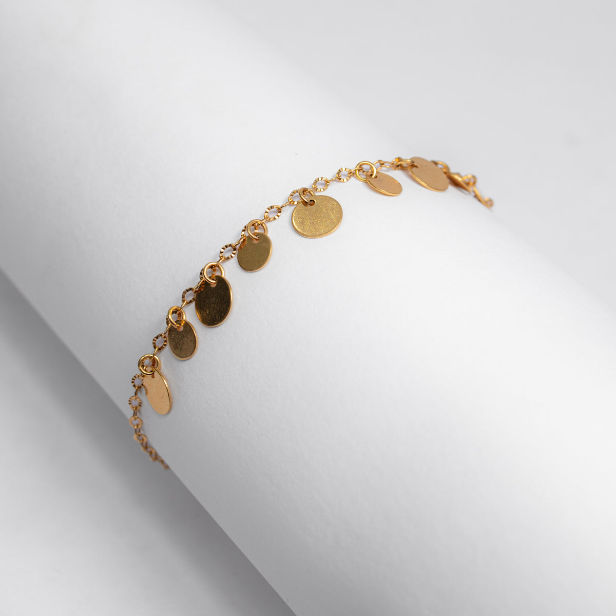 Pulsera Medallitas en Oro Amarillo - J24K