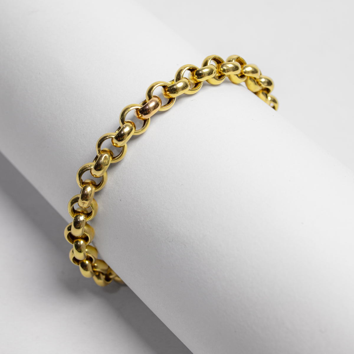 Pulsera Rolo en Oro Amarillo - J24K