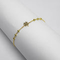 Pulsera Trébol en Oro Amarillo - Modelo 2 - J24K